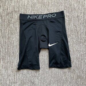 Men's Small Nike Pro Dri Fit Long Compression Shorts Black